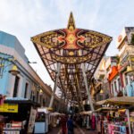 2019 May 10th, Malaysia, Kuala Lumpur, Central Market view with people and shop stalls in the market.