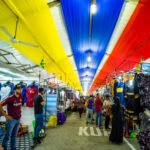 2019 May 10th, Malaysia, Kuala Lumpur, Central Market Malaysian people are shopping in the market.