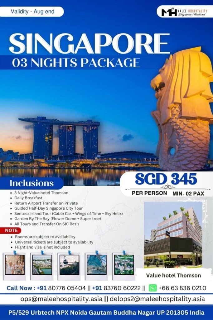 Singapore 03 Nights Tour Package