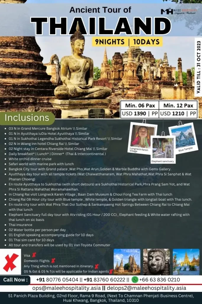 Thailand 09Night Tour Package